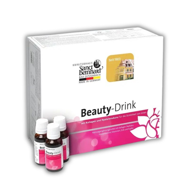 Beauty Drink Nước Uống Hỗ Trợ Chống Oxy Hóa, Hỗ Trợ Cải Thiện Hệ Miễn Dịch, Làm Chậm Quá Trình Lão Hóa (Hộp 30 chai)