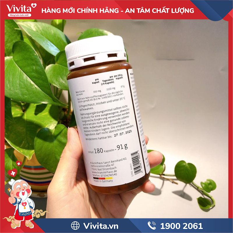 Cách dùng Beta Glucan