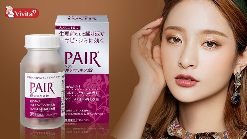 Giá viên uống trị mụn Pair khá hợp lý