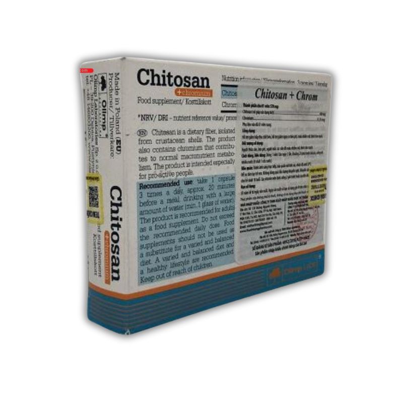 Chitosan Chromium - Viên Uống Hỗ Trợ Giảm Cân An Toàn Từ Ba Lan (Hộp 2 vỉ x 15 viên)