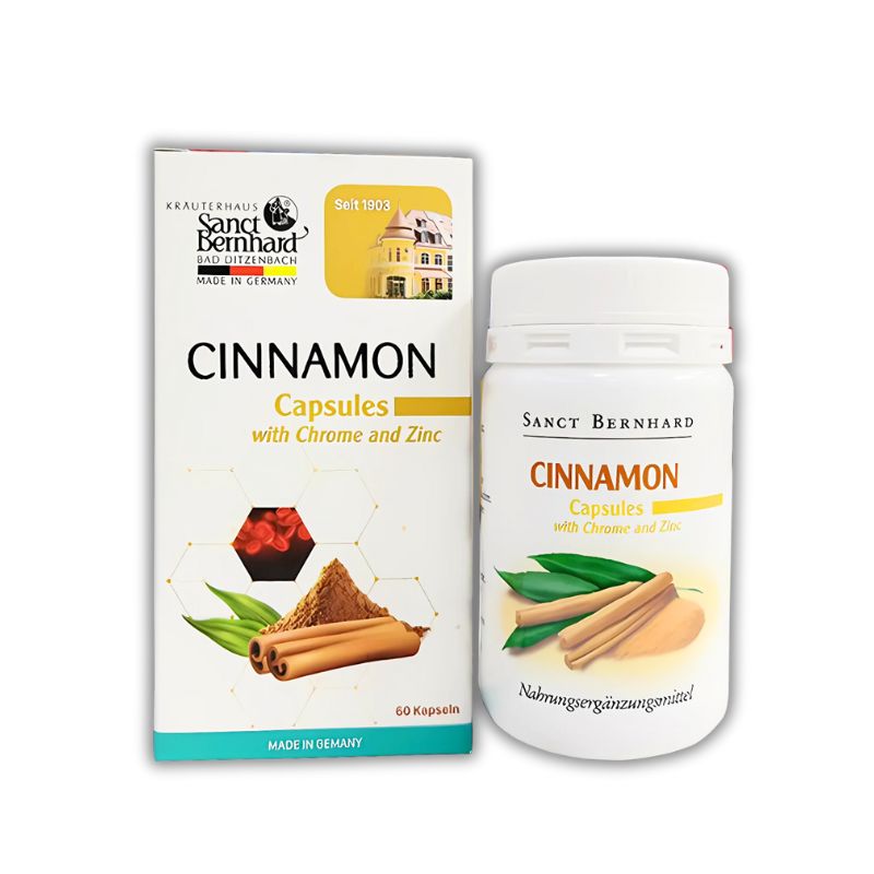 Cinnamon Capsules Viên Uống Hỗ Trợ Cải Thiện Đường Huyết (Hộp 30 viên)