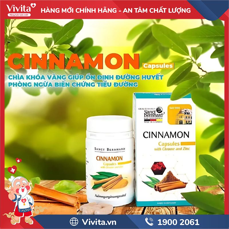 Công dụng Cinnamon Capsules