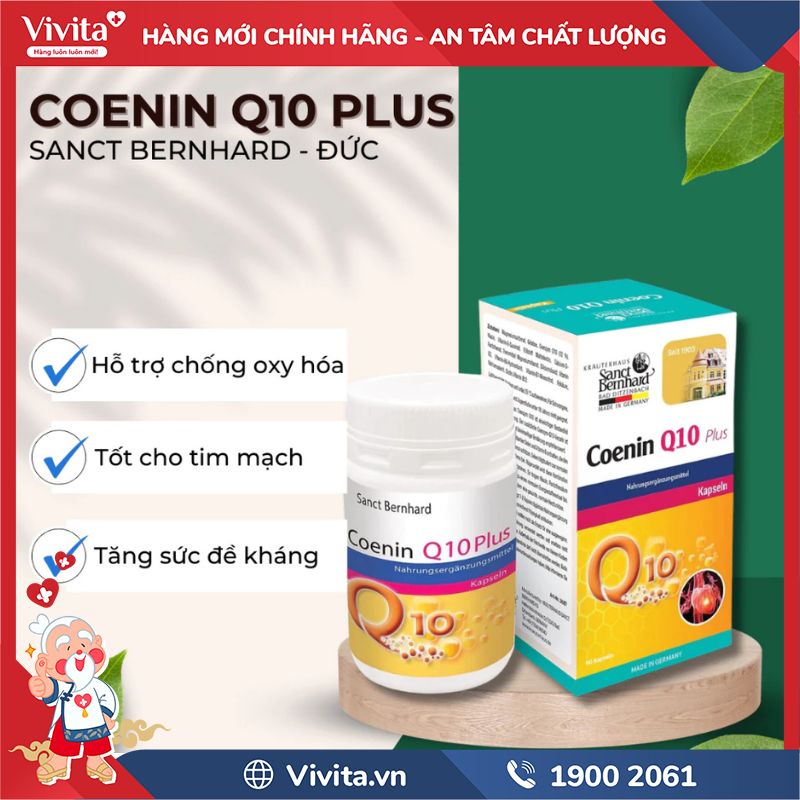 Công dụng của Coenin Q10 Plus Kapseln