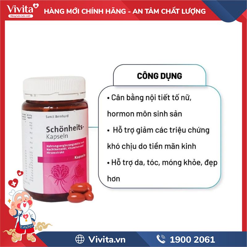 Công dụng của Dầu Hoa Anh Thảo Sanct Bernhard