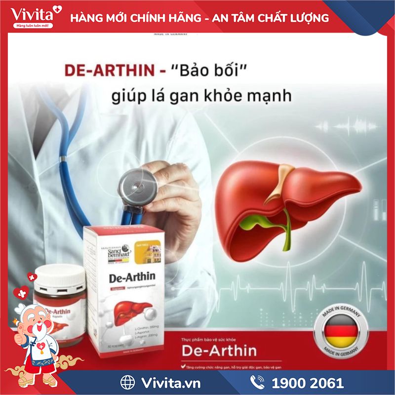 Công dụng của De - Arthin