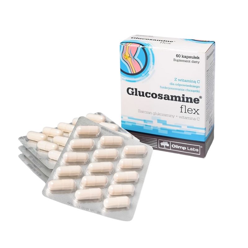 Glucosamine Flex Olimp Labs Viên Uống Hỗ Trợ Giảm Đau Do Thoái Hóa Khớp (Hộp 4 vỉ x 15 viên)