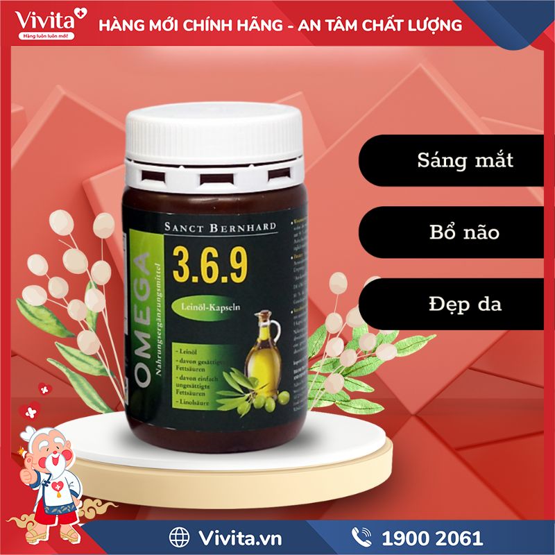 Công dụng của Omega 3 6 9 Sanct Bernhard