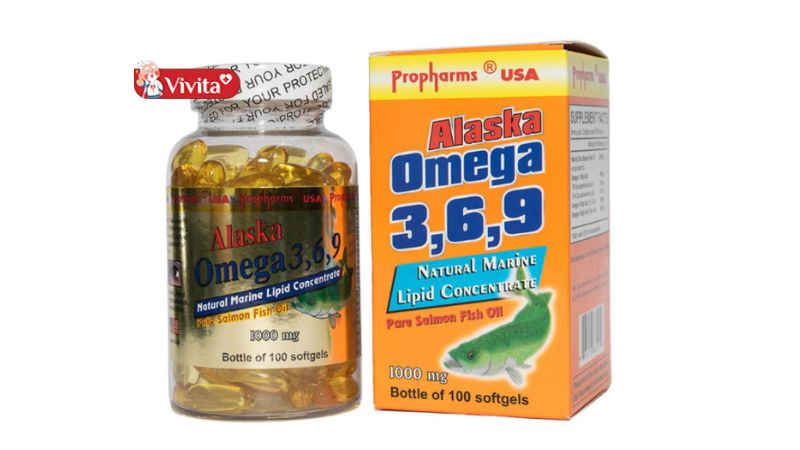 Dầu cá Alaska Omega 3,6,9 1000mg