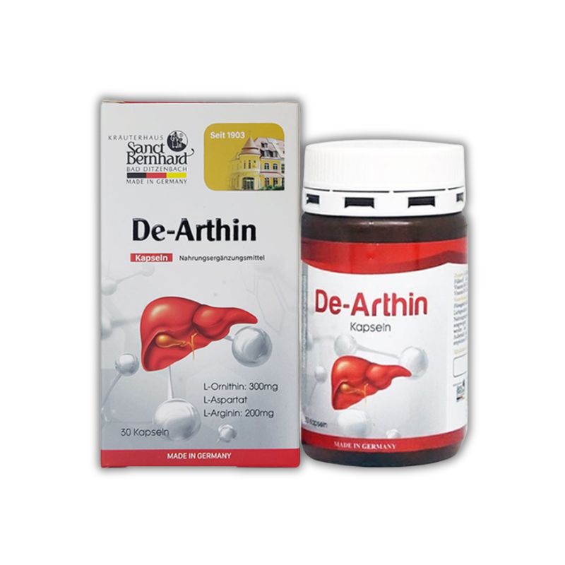 De - Arthin Viên Uống Hỗ Trợ Bảo Vệ Gan Và Tăng Cường Chức Năng Gan (Hộp 30 viên)