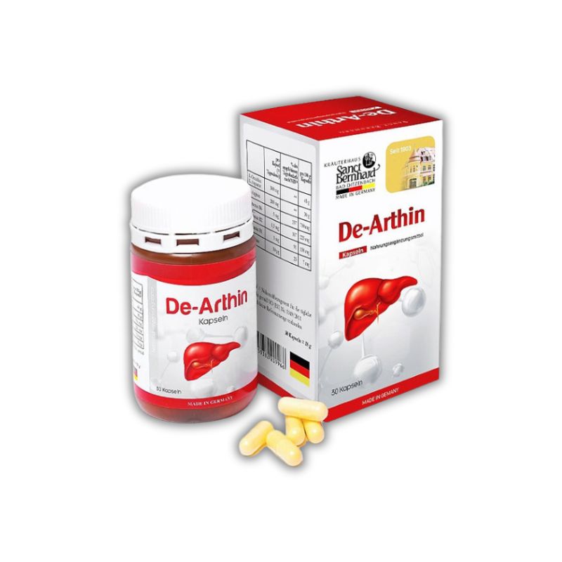 De - Arthin Viên Uống Hỗ Trợ Bảo Vệ Gan Và Tăng Cường Chức Năng Gan (Hộp 30 viên)