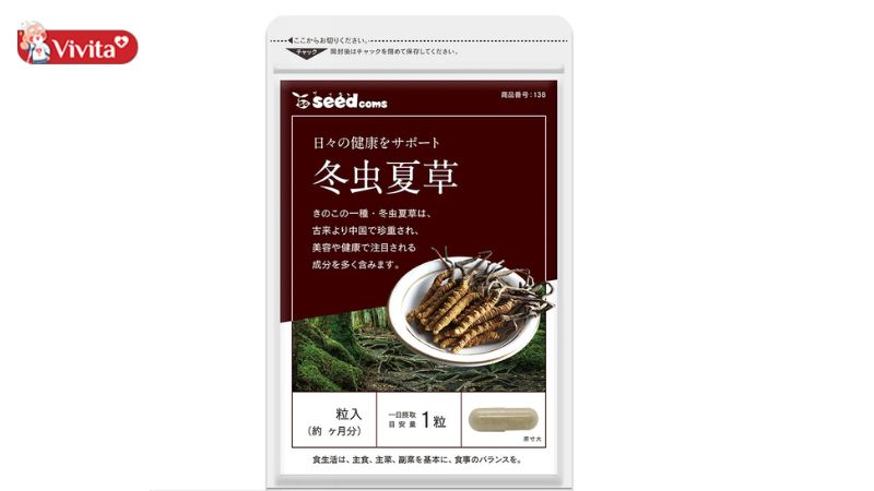 Viên uống chiết xuất Đông Trùng Hạ Thảo Seedcoms