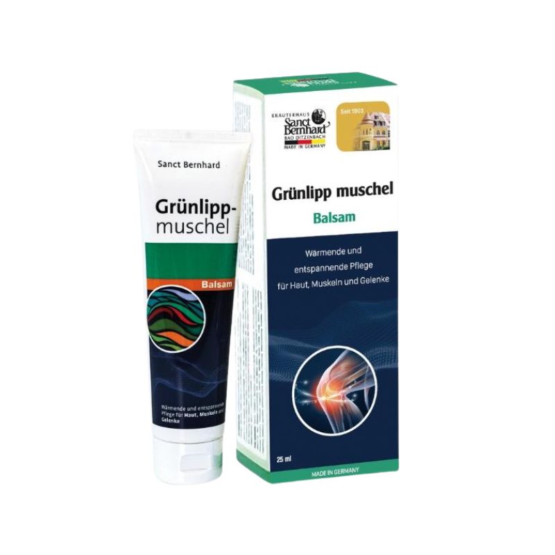 Grunlippmuschel Balsam Kem Bôi Hỗ Trợ Giảm Đau Mỏi Khớp, Làm Dịu Làn Da ( Tuýp 150ml)