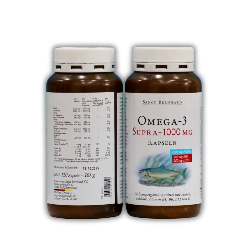 Omega 3 Supra Đức Viên Uống Hỗ Trợ Trí Não Và Thị Lực (Hộp 30 viên)