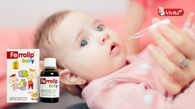 Sắt Ferrolip Baby uống lúc nào tốt nhất?