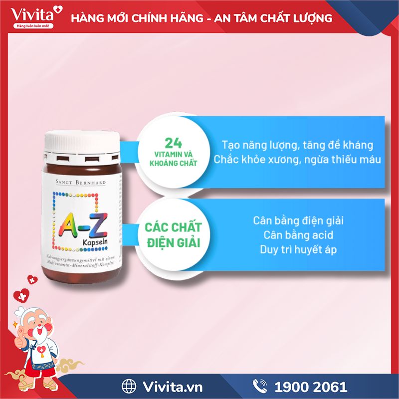 Thành phần A-Z Kapseln