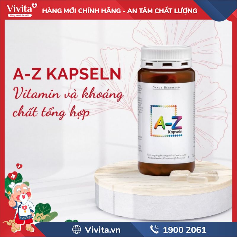 Thành phần của Vitamin Sanct Bernhard A-Z 50+