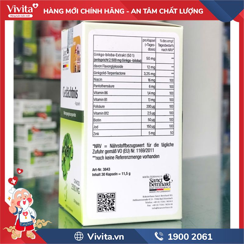 Thành phần Gedächtnis Kapseln