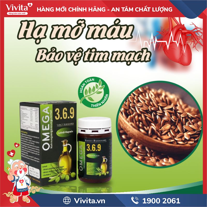 Thành phần của Omega 3 6 9 Sanct Bernhard