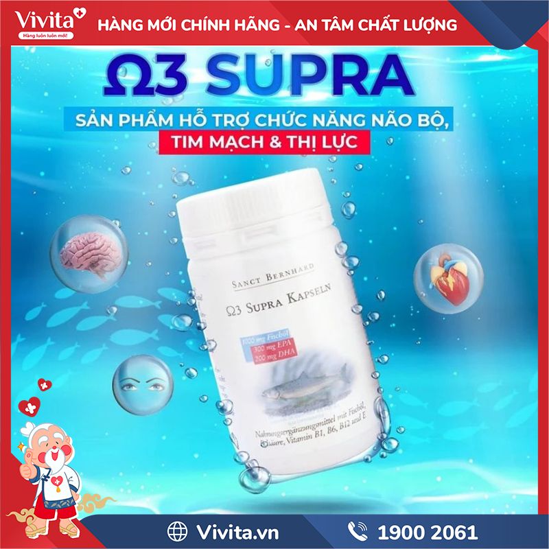Thành phần của Omega 3 Supra