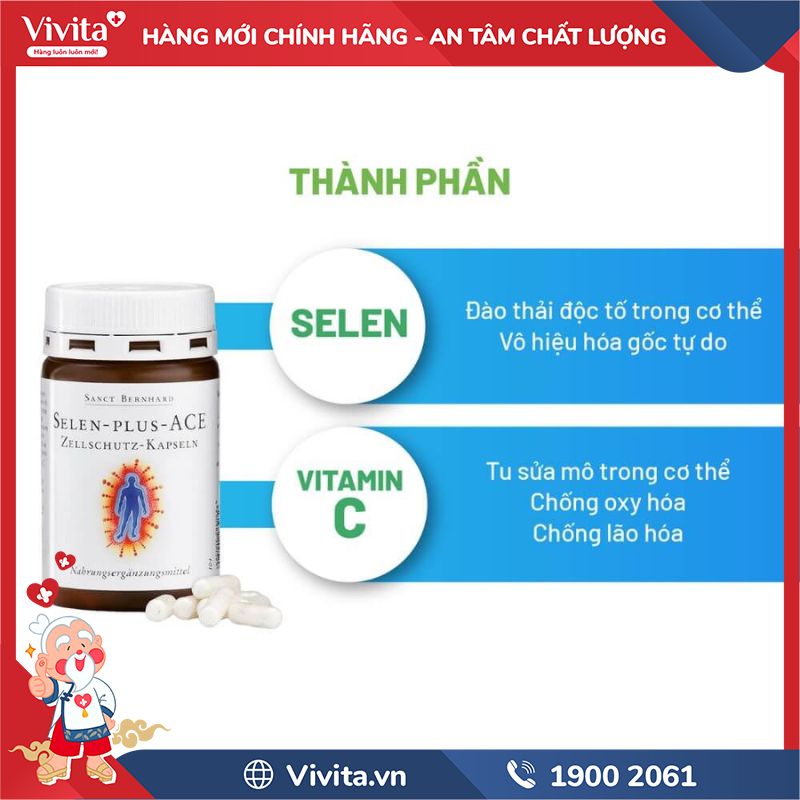 Thành phần Selen Plus ACE