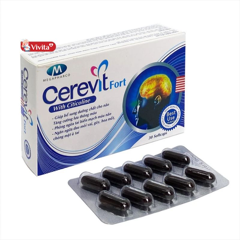 Ưu điểm viên uống bổ não Cerevit Fort