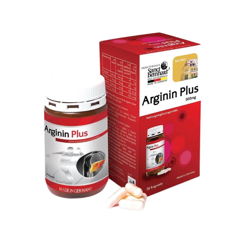 Arginin Plus - Viên Uống Hỗ Trợ Bảo Vệ Gan (Hộp 30, 60 viên)
