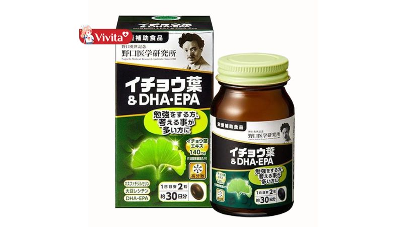 Viên uống Ginkgo Noguchi DHA EPA Nhật