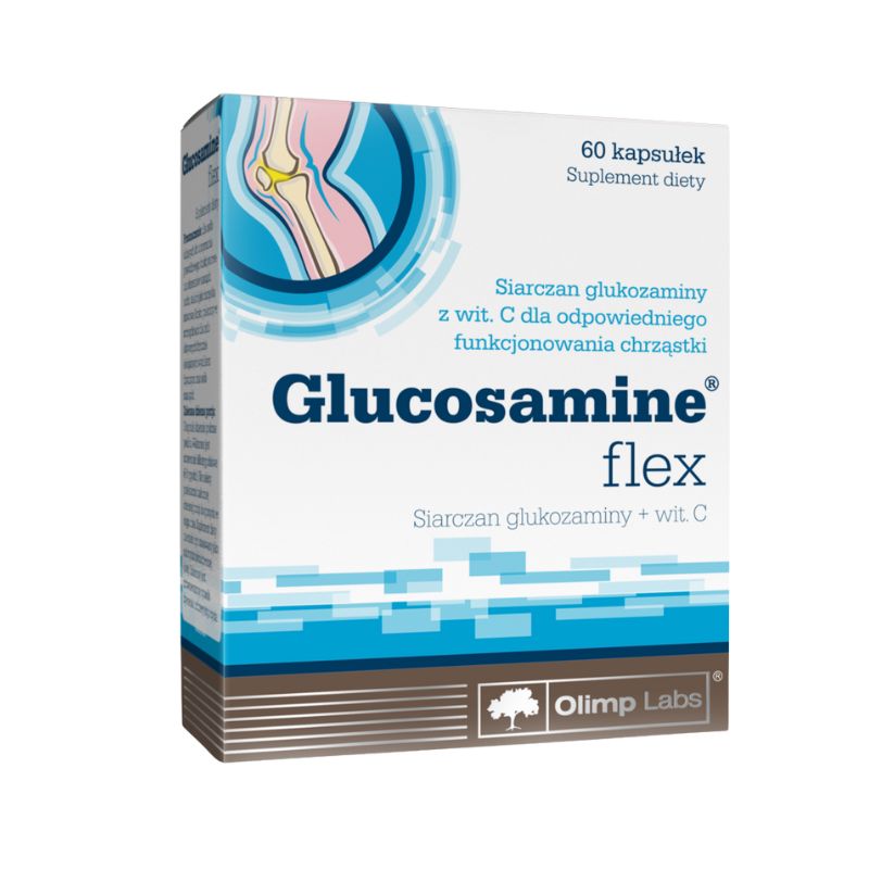 Glucosamine Flex Olimp Labs Viên Uống Hỗ Trợ Giảm Đau Do Thoái Hóa Khớp (Hộp 4 vỉ x 15 viên)
