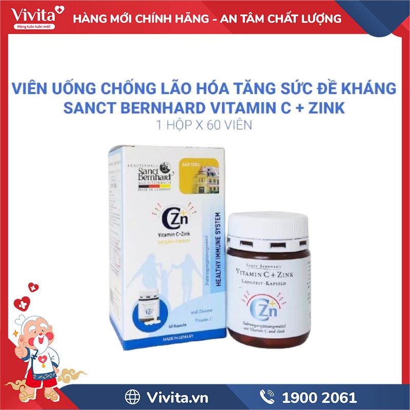 Vitamin C + Zink có tốt không?