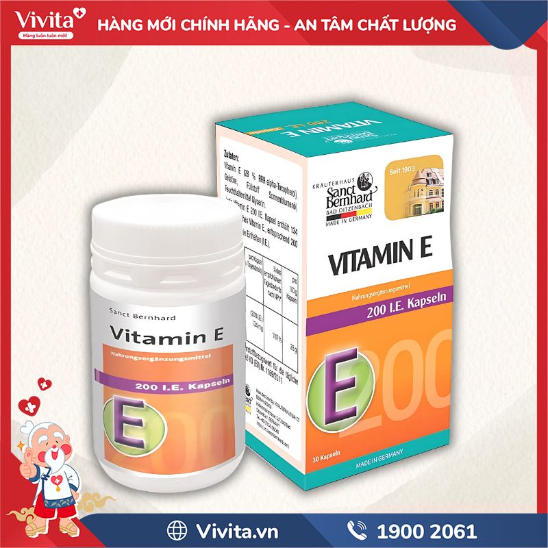 Vitamin E 200 IE Kapseln chính hãng