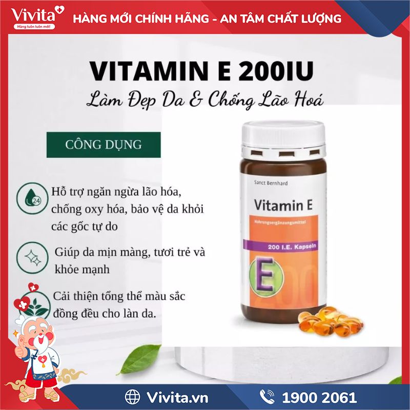Vitamin E 200 IE Kapseln có tốt không?