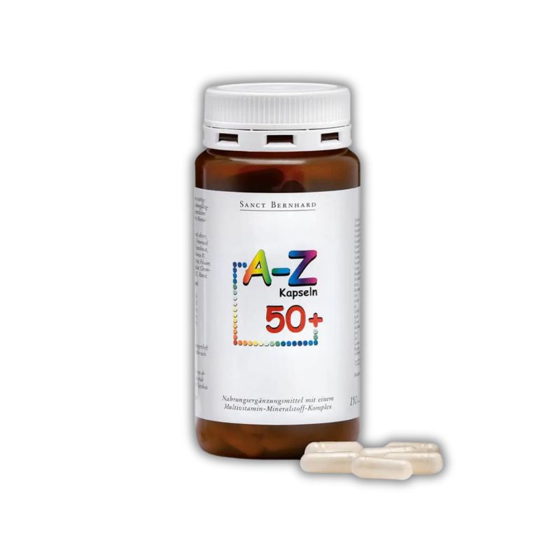 Vitamin Sanct Bernhard A-Z 50+ Viên Uống Bổ Sung Vitamin & Khoáng Chất Từ Đức (Hộp 60 viên)