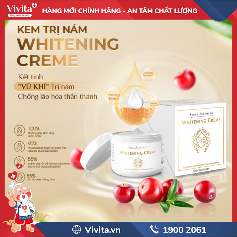 Whitening Creme Sanct Bernhard có tốt không