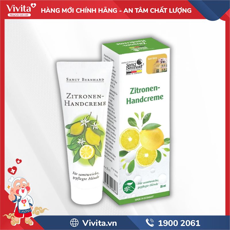 Zitronen Handcreme chính hãng