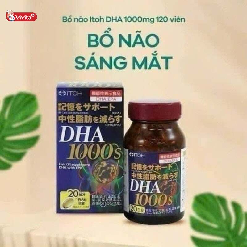 Nhà thuốc Vivita bán viên uống DHA 1000s chính hãng