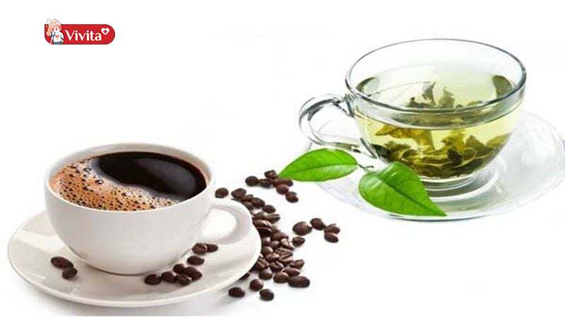 Uống nhiều cà phê, trà
