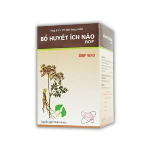 Bổ Huyết Ích Não BDF Hỗ Trợ Điều Trị Giảm Trí Nhớ, Tuần Hoàn Não (Hộp 6 vỉ  x 10 viên)