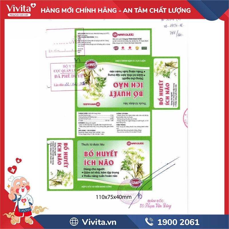 Bổ Huyết Ích Não chính hãng