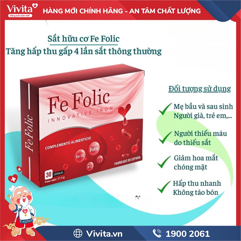 Cách dùng Fe Folic Innovative Iron