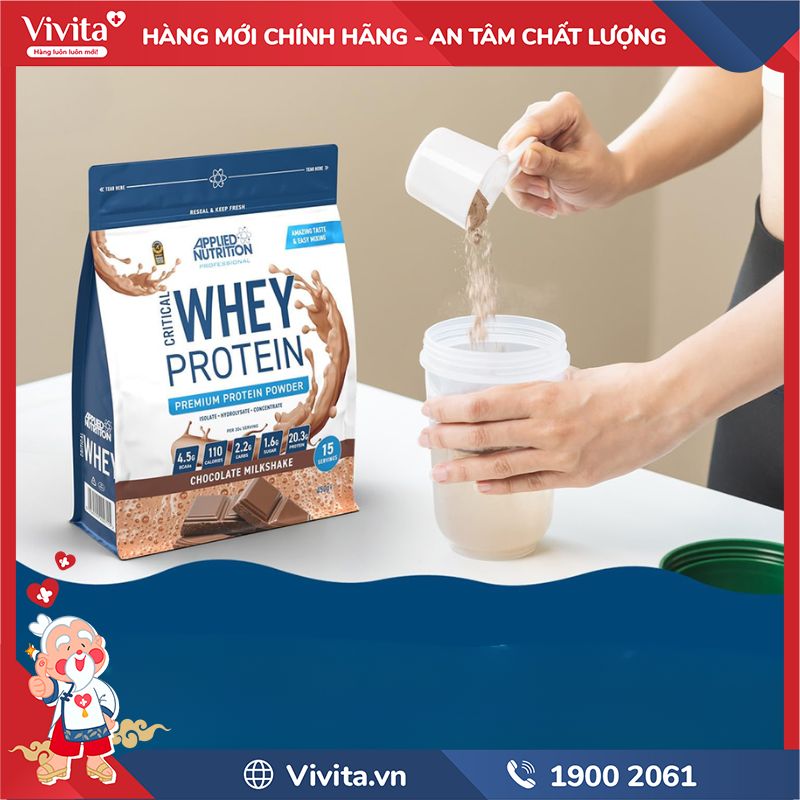 Cách dùng Critical Whey Advanced Protein