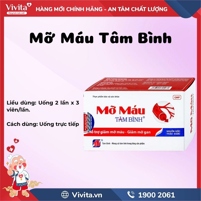 Cách dùng Mỡ Máu Tâm Bình