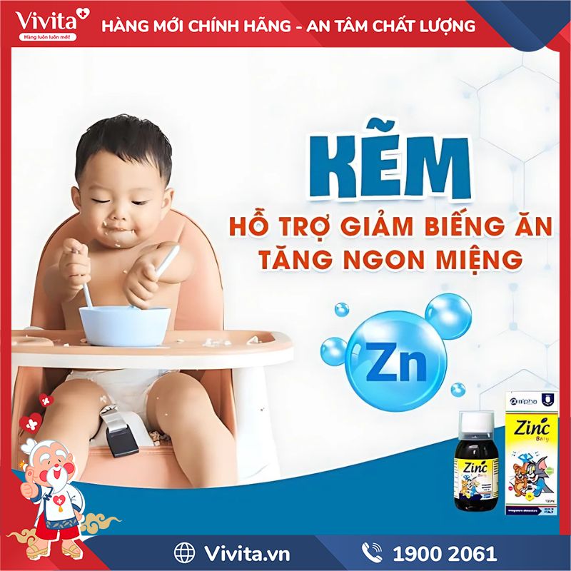 Cách dùng Zinc Baby