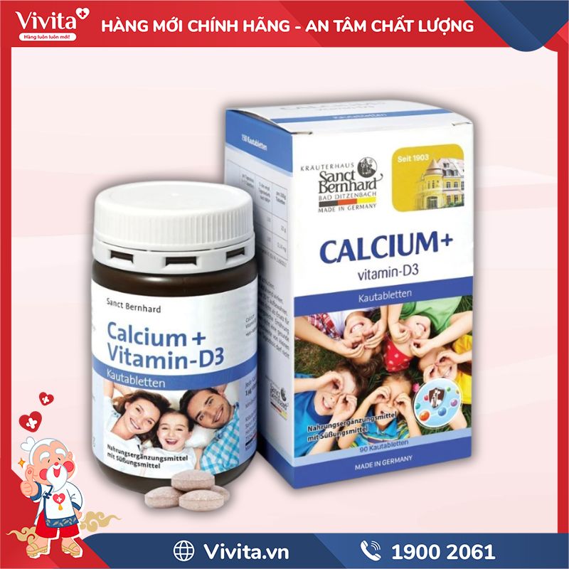 Calcium Vitamin D3 chính hãng
