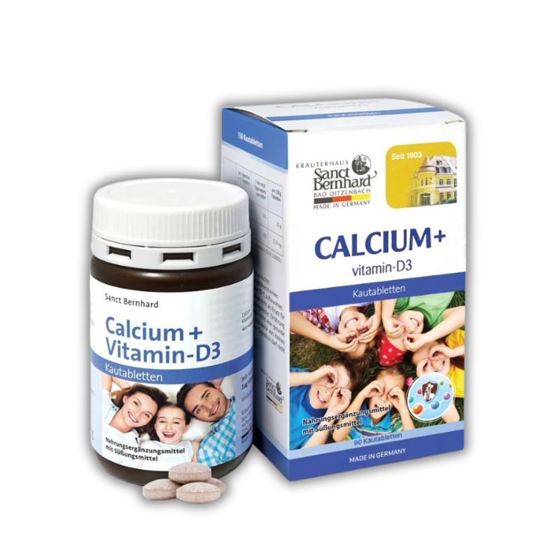Calcium Vitamin D3 Viên Ngậm Hỗ Trợ Bổ Sung Canxi, Vitamin D3 Cho Xương Chắc Khỏe (Hộp 90 viên)
