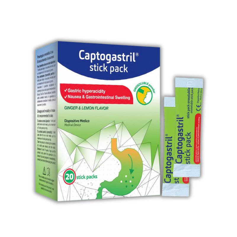 Captogastril® Bột Hỗ Trợ Giảm Rối Loạn Tiêu Hóa (Hộp 20 gói)