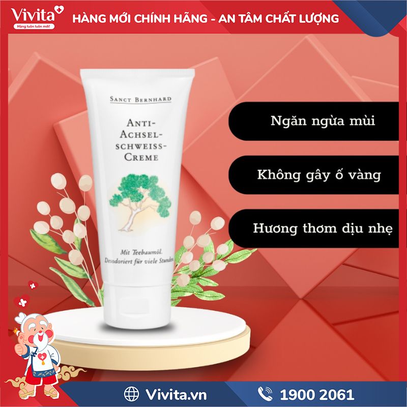 Công dụng của Anti Achsels Chweiss Creme
