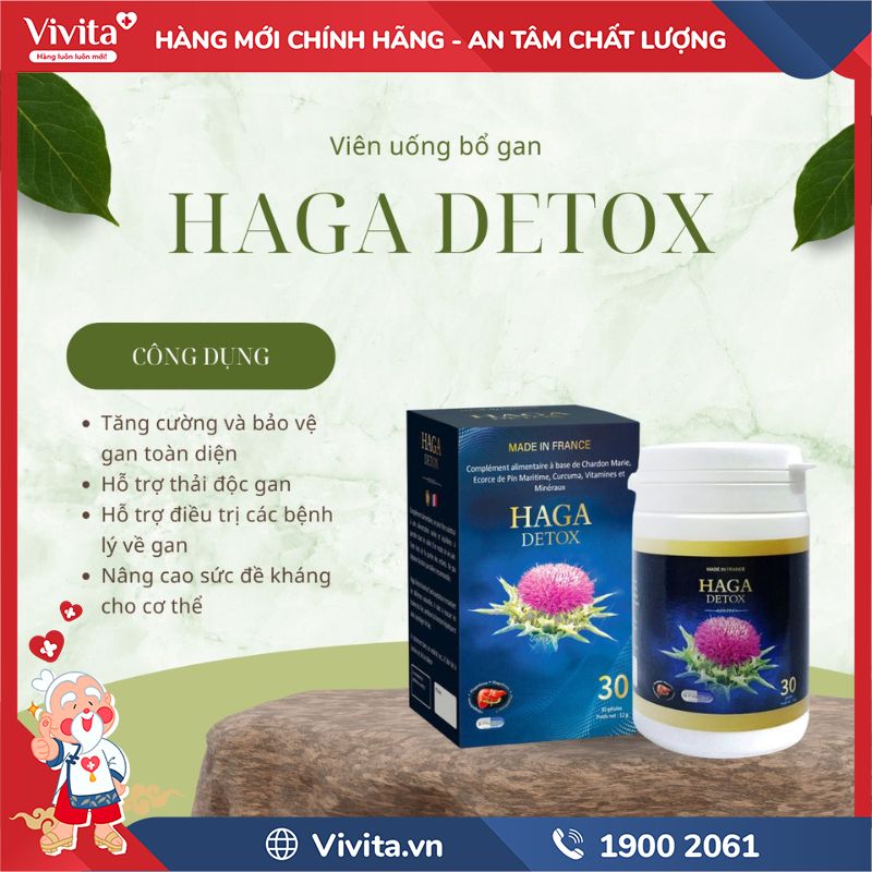 Công dụng của Haga Detox