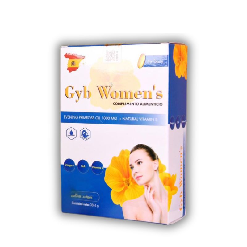 Gyb Women's Tây Ban Nha Viên Uống Hỗ Trợ Cải Thiện Nội Tiết Tố Nữ (Hộp 30 viên)