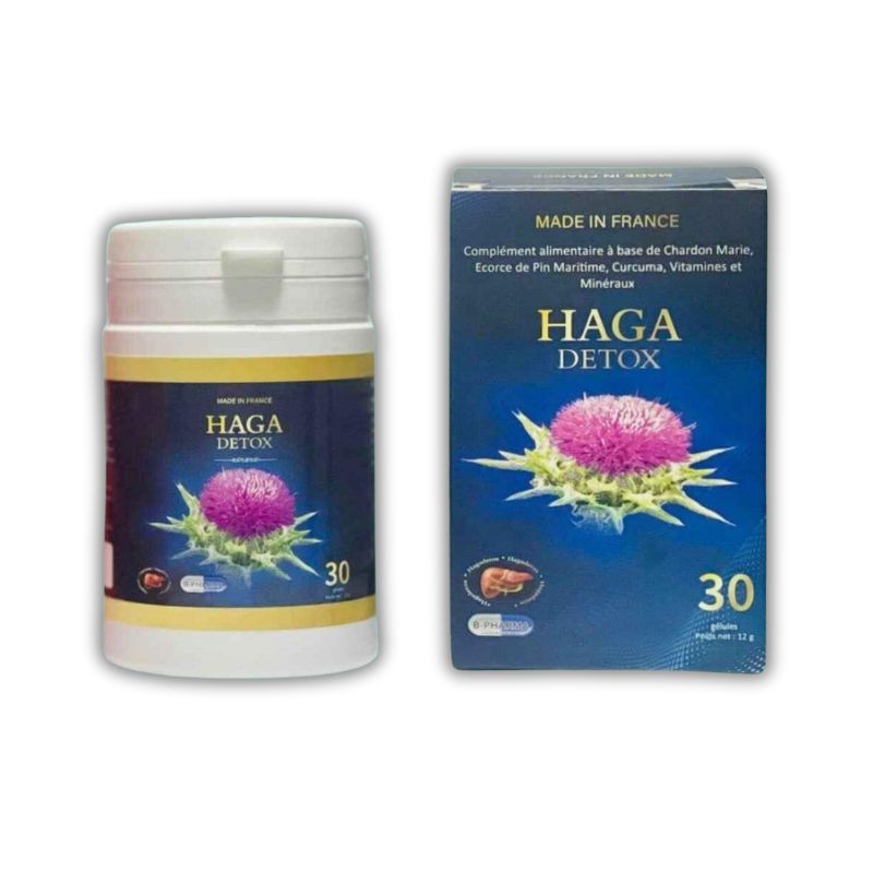 Haga Detox Pháp Viên Uống Hỗ Trợ Tăng Cường Chức Năng Gan (Hộp 30 viên)