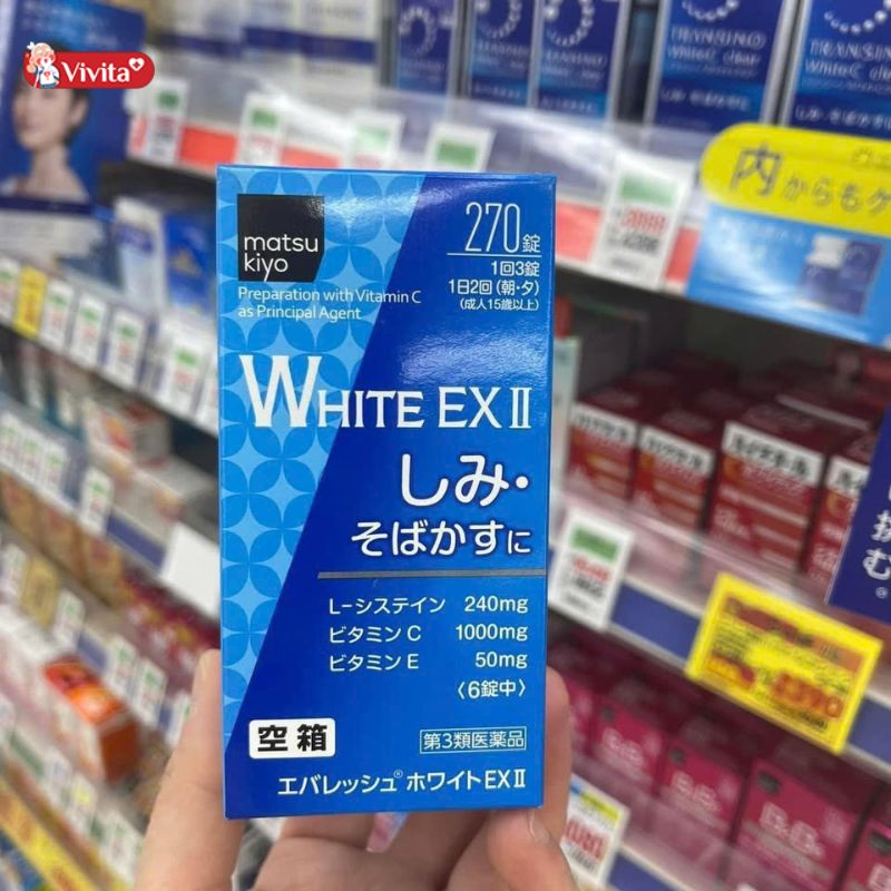 Lưu ý khi sử dụng White Ex II